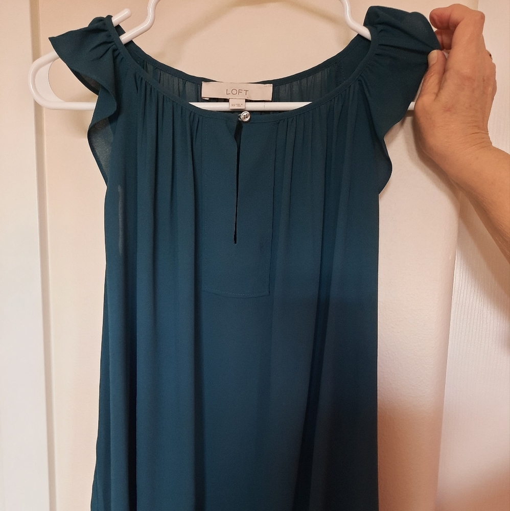 Loft Sleeveless top marine blue
